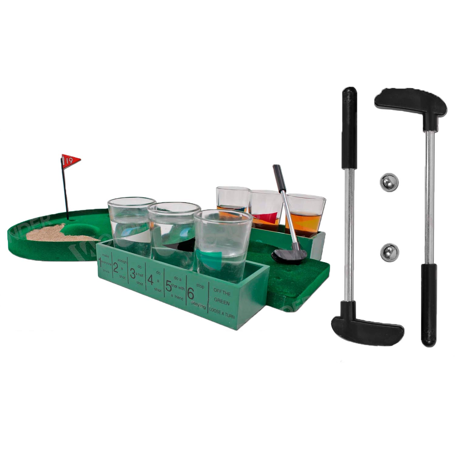 Juego Mini Golf Para Beber Shots